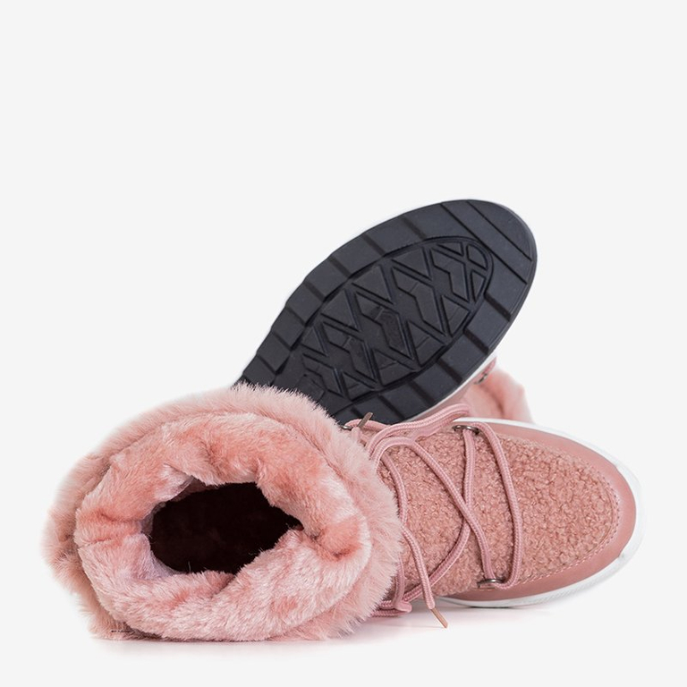 Columbila rózsaszín női szigetelt hócsizma - cipő