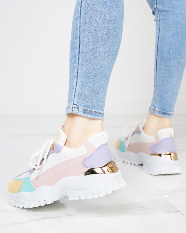 Színes női sportcipő Nosice tornacipő - Lábbeli