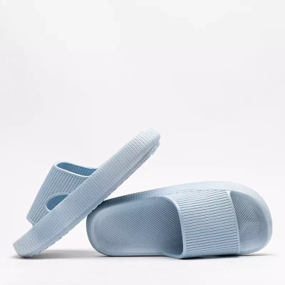 OUTLET Kék színű gumipapucs Olinda dombornyomással - Lábbeli