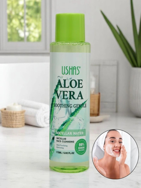 Nyugtató és hidratáló micellás víz sminklemosáshoz aloe verával