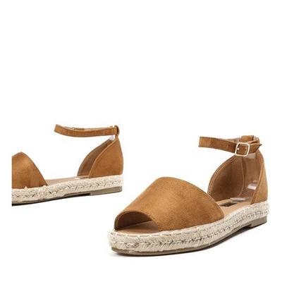 OUTLET Barna espadrille Velino szabással - Lábbeli