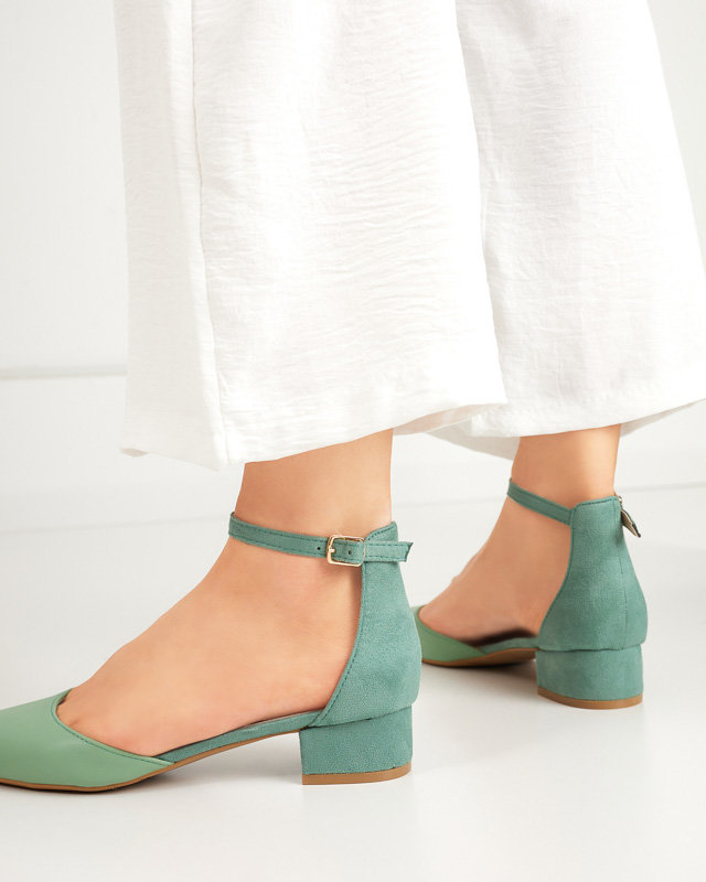 Zöld női szandál az alsó oszlopon Areda - Lábbeli