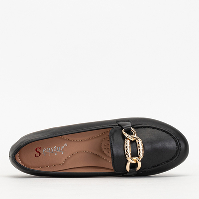 Fekete női eco bőr cipők Zolli- Cipők