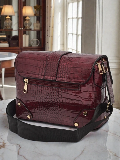 Cassandra Bordó Ökológiai Bőr Női Táska