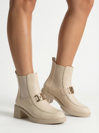 Royalfashion Női bokacsizma alacsony sarkú Ewios