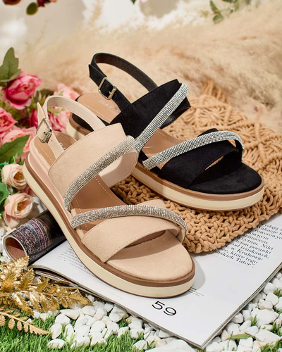Royalfashion Női Obissa alacsony sarkú szandál
