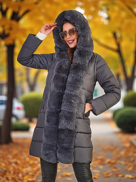 Royalfashion Női dzseki levehető ujjakkal