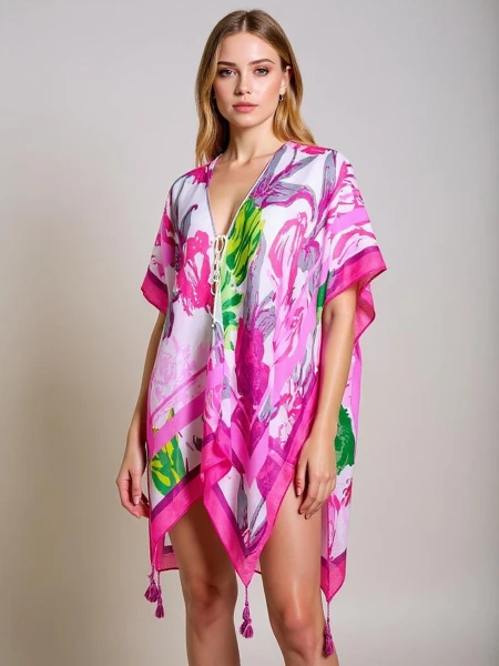 Royalfashion Hera Fiore pareo ruha – sokszínű, univerzális