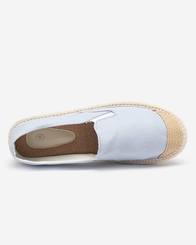 OUTLET Világoskék női espadrillek Joll - Lábbeli