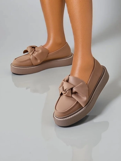 Royalfashion Elegáns női mokaszin masnival Ortto