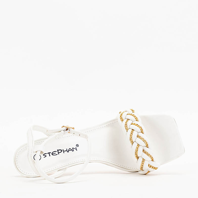 Fehér női szandál tűn Tenedi - Lábbeli