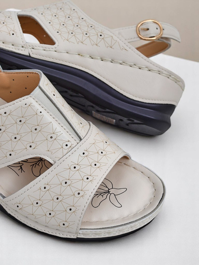 Királyi divat női szandál alacsony ékkel Comfort Chic