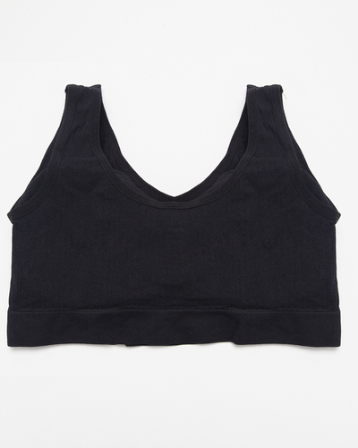 Női fekete sportmelltartó - Fehérnemű