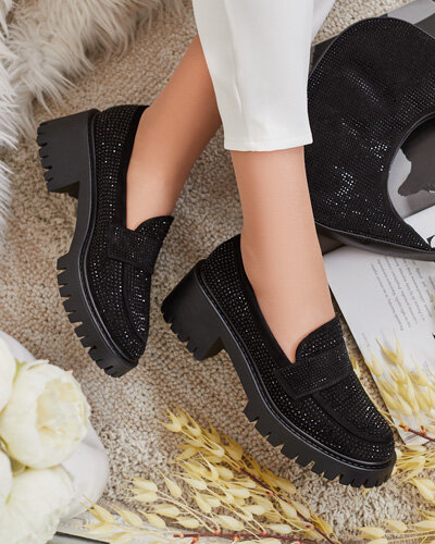 Royalfashion Női mokaszinok cirkóval Epolls