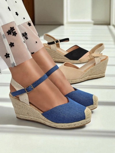 Royalfashion Női éktalpú szandálok Solara Espadrille