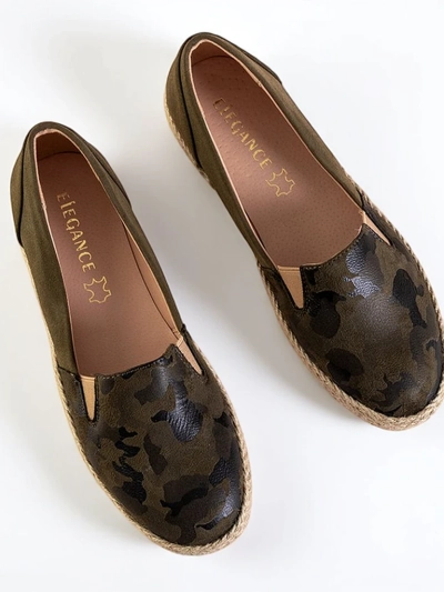 Női zöld espadrilles a Nuhente camo-ban - Lábbeli