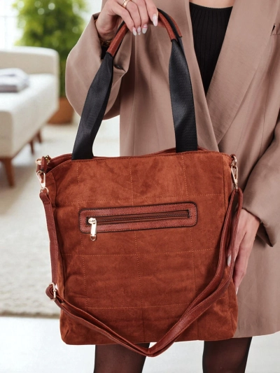 Női shopper táska öko velúr Twilight Life