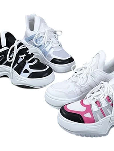 Royalfashion Női sportos sneakers vastag talpon Loness