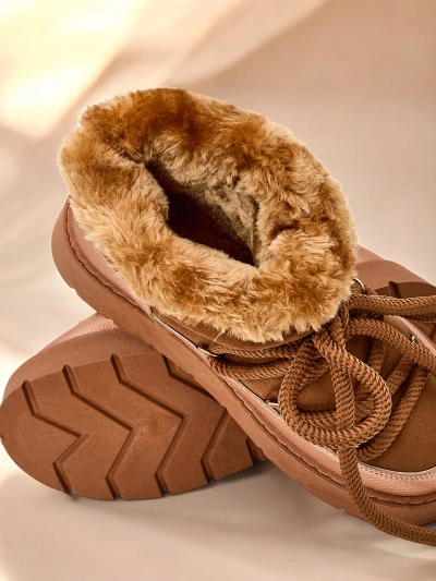 Royalfashion Női fűzős hó csizma Iniuc