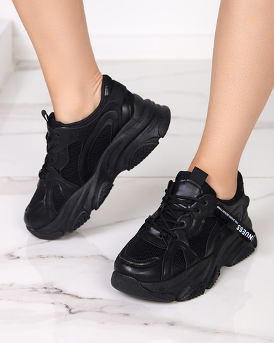 Női sportcipő fekete színben Ponti- Footwear