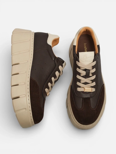 Taures sportos női sneakerek természetes bőrből