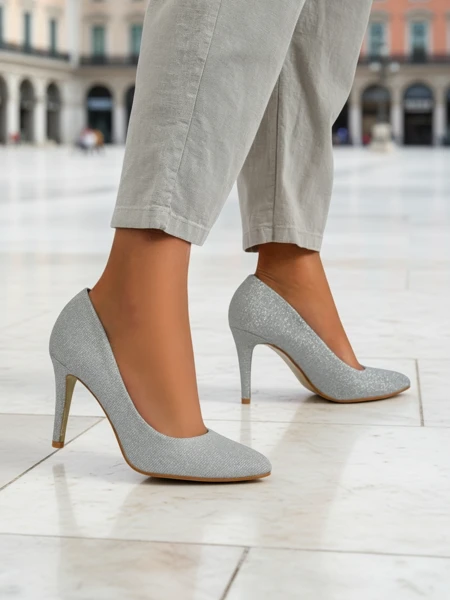 Royalfashion Csillogó női tűsarkú Enen