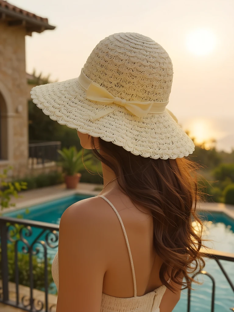 Royalfashion Női Szalmakalap Bájos Masnival