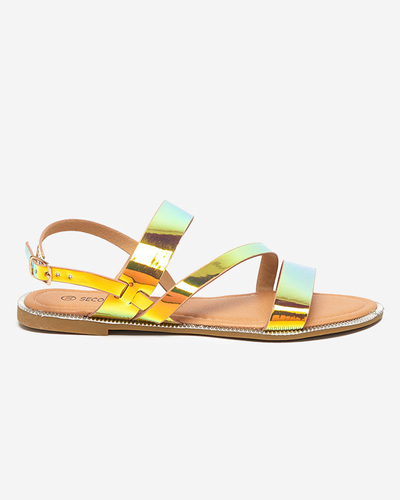 Arany női holografikus szandál Ajazz- Footwear