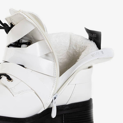 Ermite női fehér csatos táskák - Lábbeli