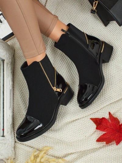 Selyrix női eco bőr bokacsizma