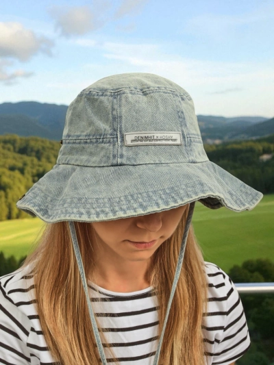 Kalos Denim Női Napkalap – antik stílus és UV-védelem