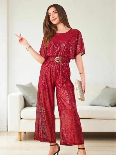 Royalfashion Hosszú női overall flitterekkel