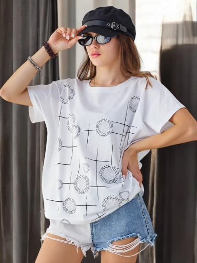 Royalfashion Női Póló Nyomattal
