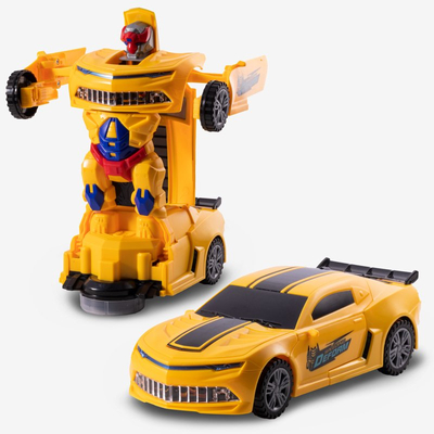 Sárga robot autó - játékok