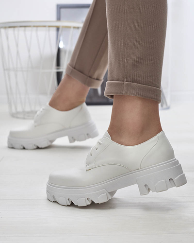 Fehér női félcsizma Delgor- Footwear