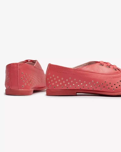Rózsaszín, áttört gyermek mokaszin Janno- Footwear
