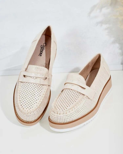 Royalfashion áttört női mokaszin Moell