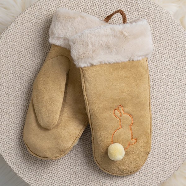 Barna gyermek ujjatlan húr és kesztyű - ujjatlan