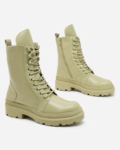 Royalfashion Eco bőr női bagger csizma Vederme