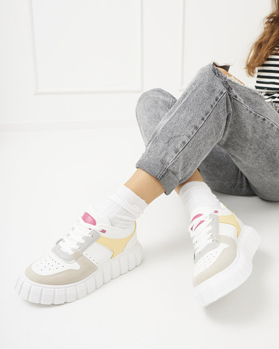 Nortelo bézs és fehér női sportcipő - Lábbeli