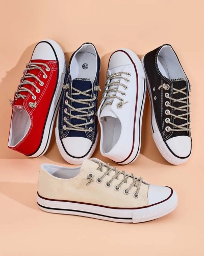 Royalfashion Női tornacipő díszes fűzővel Timi