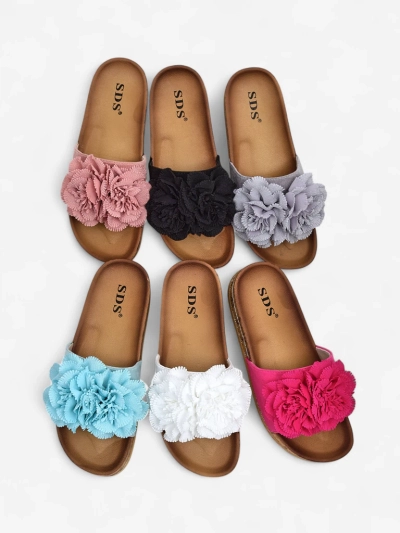 Royalfashion Női papucs virágokkal Focce