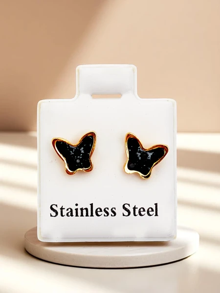 Royalfashion Női fülbevaló cirkóniával Pillangók