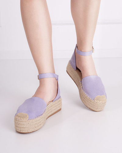 OUTLET Violet női szandál a'la espadrilles Olikar platformon - Cipők
