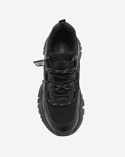 Fekete női tornacipő sportcipő Evilpo- Footwear