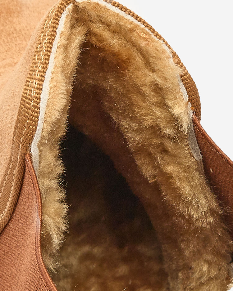 Royalfashion Barna női platformos hócsizma Stiellsia