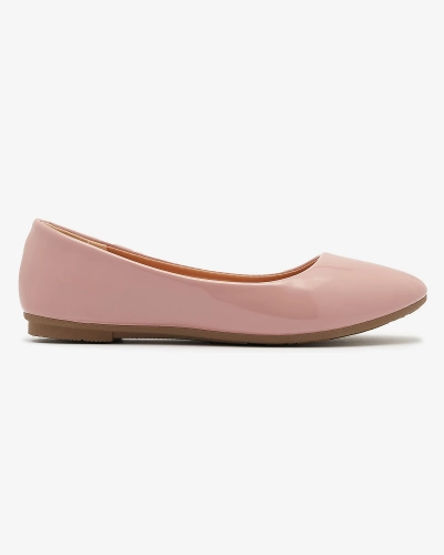 Pink Női lakkozott balerinák Fama - Lábbeli