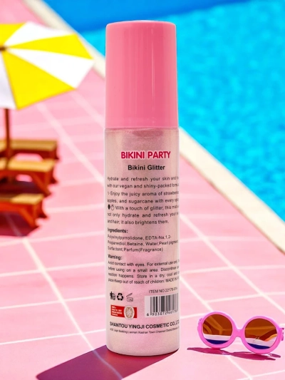 Nyári Spray – Folyékony Highlighter Hajra és Testre Eper