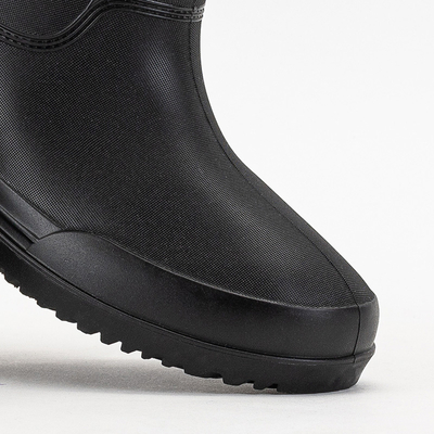 Matt fekete női esőcsizma Aqapi - Lábbeli