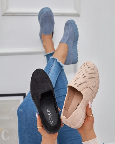 Női áttört púderes slip on tornacipő Cegeti - Lábbeli